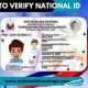 How to verify Philippine National ID