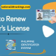 Renewal of Driver's license in the Philippines