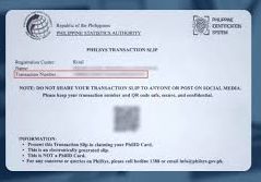 if national ID transaction slip lost