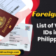 Valid IDs for Foreigners in the Philippines